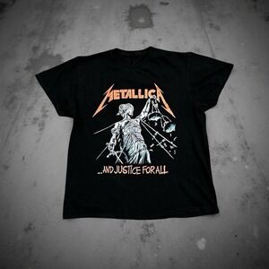 Metallica "...And Justice for All" T Shirt Band Merch Concert Tee Adult Medium
